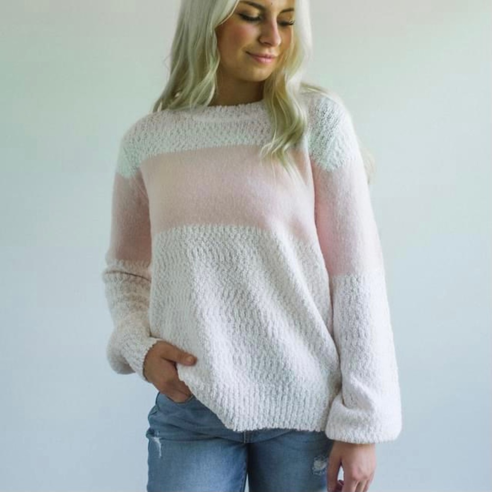 Pretty in Pink Boutique Sweater